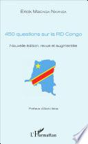 Télécharger le livre libro 450 Questions Sur La Rd Congo